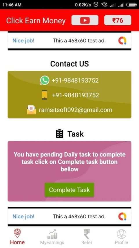 Click Earn Money-Earn Money Unlimited स्क्रीनशॉट 3