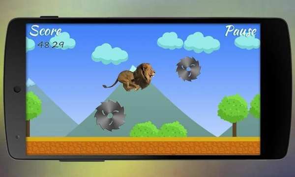 Jungle Lion Run स्क्रीनशॉट 2