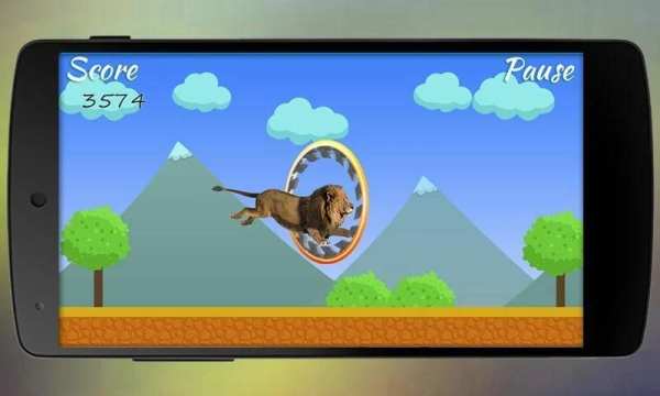 Jungle Lion Run स्क्रीनशॉट 6