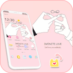 Pink Infinite Love Theme आइकन