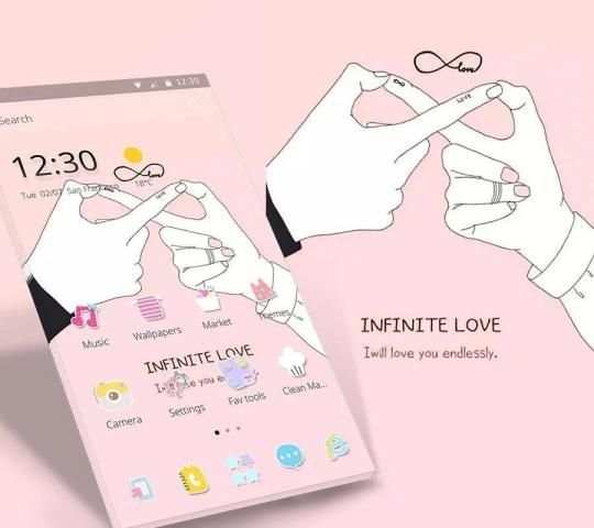 Pink Infinite Love Theme स्क्रीनशॉट 3