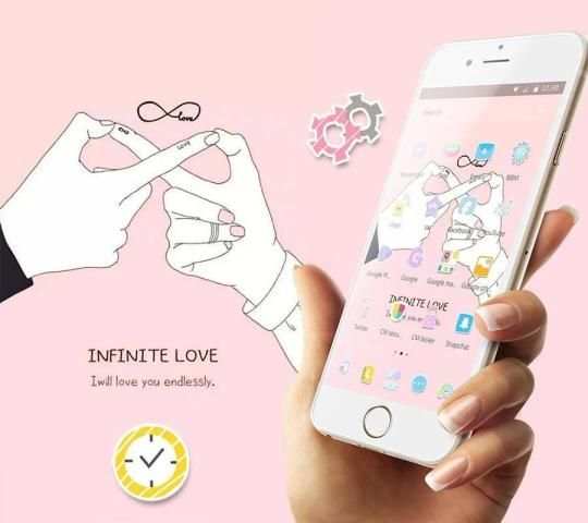 Pink Infinite Love Theme स्क्रीनशॉट 4
