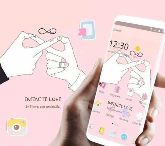 Pink Infinite Love Theme स्क्रीनशॉट 2