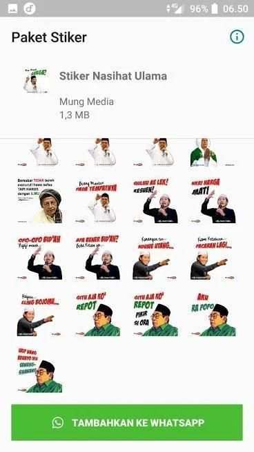 Stiker Kyai Nahdlatul Ulama - NU WAStickerApps screenshot 4