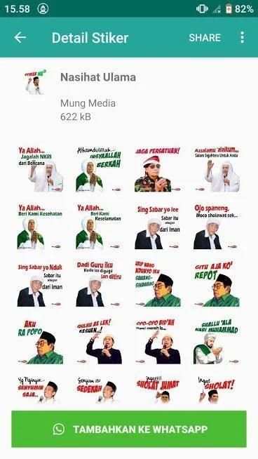 Stiker Kyai Nahdlatul Ulama - NU WAStickerApps screenshot 2