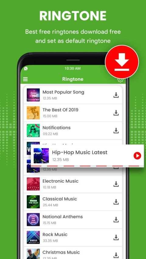 Ringtone Downloader स्क्रीनशॉट 4