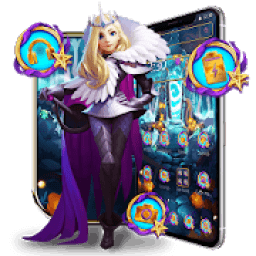 ikon Anime Warrior Girl Theme