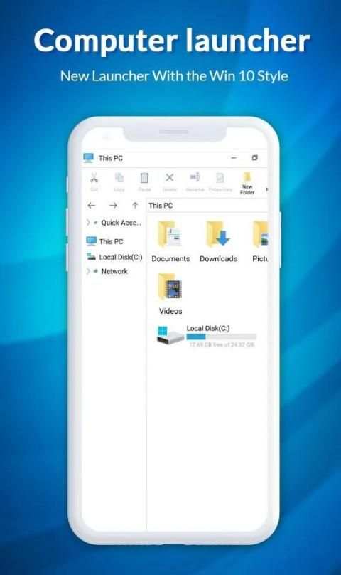 Computer Launcher For Win 10 स्क्रीनशॉट 2