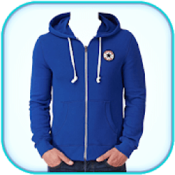 Men Sweatshirt Photo Montage आइकन