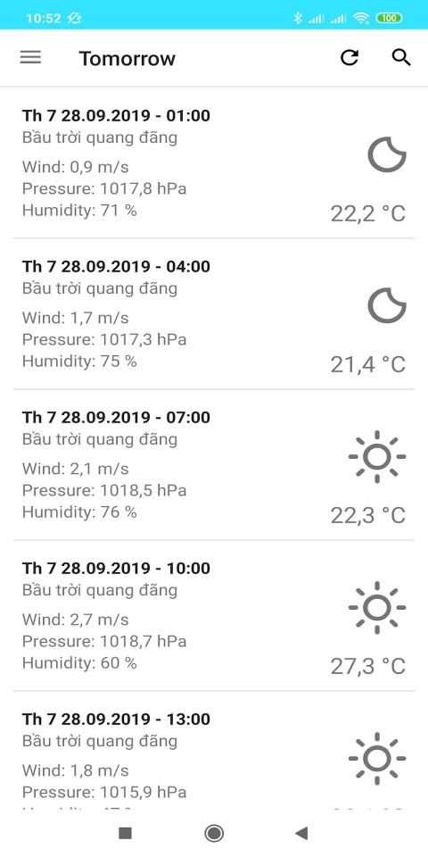 Forecastie - du bao thoi tiet screenshot 2