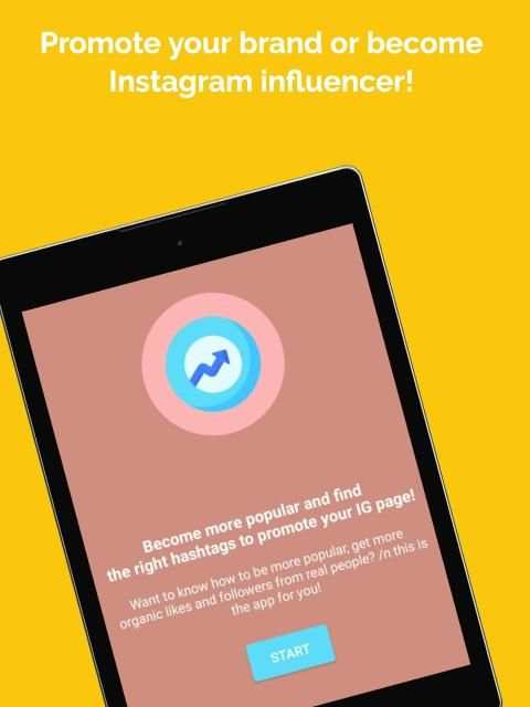 Free Hashtag Generator for Instagram App Use screenshot 3