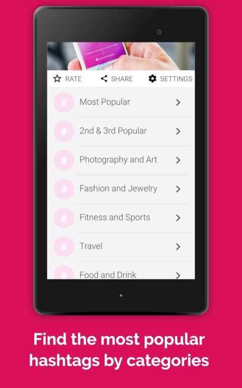 Free Hashtag Generator for Instagram App Use screenshot 7