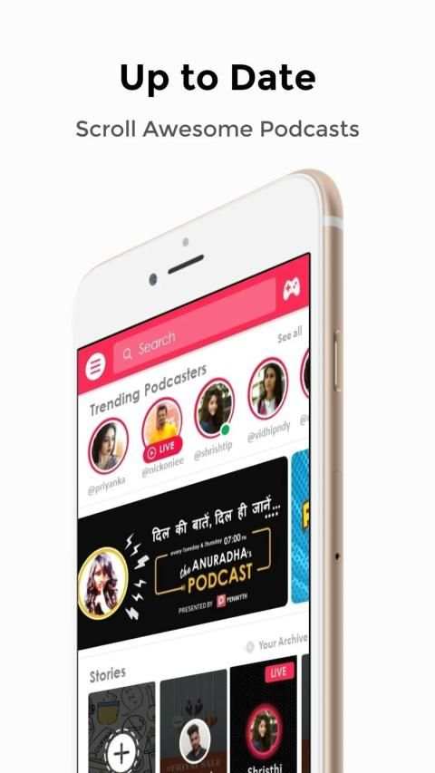 Penmyth - Discover Hindi Audio, Stories, Podcasts स्क्रीनशॉट 1