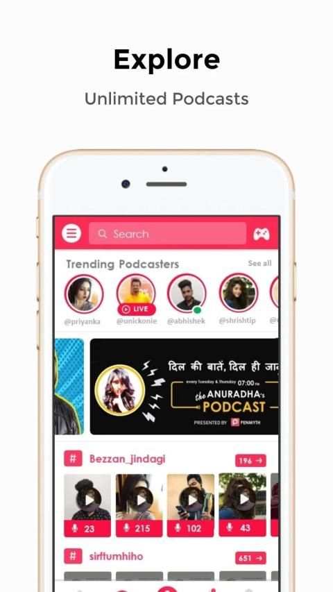 Penmyth - Discover Hindi Audio, Stories, Podcasts स्क्रीनशॉट 2