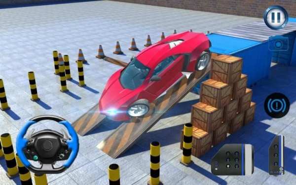 Real Car Driving Test Parking Simulator screenshot 3