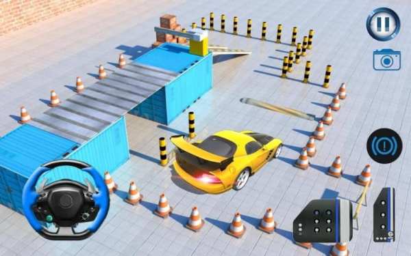 Real Car Driving Test Parking Simulator screenshot 2