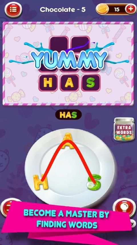 WORD CANDY 2019: WORD SCRAMBLE SEARCH स्क्रीनशॉट 4