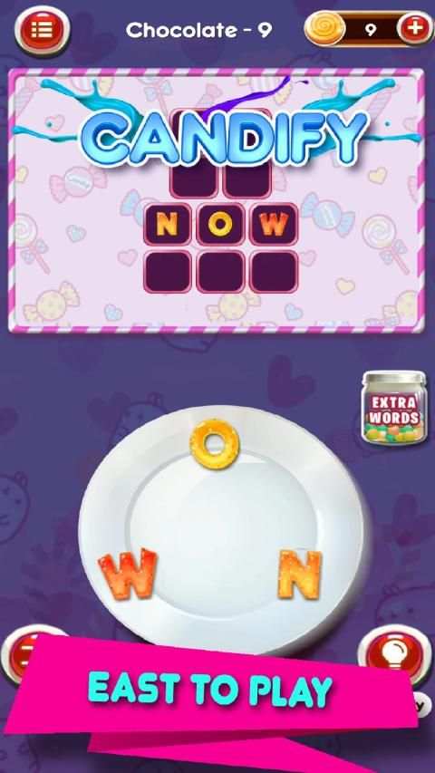 WORD CANDY 2019: WORD SCRAMBLE SEARCH स्क्रीनशॉट 1
