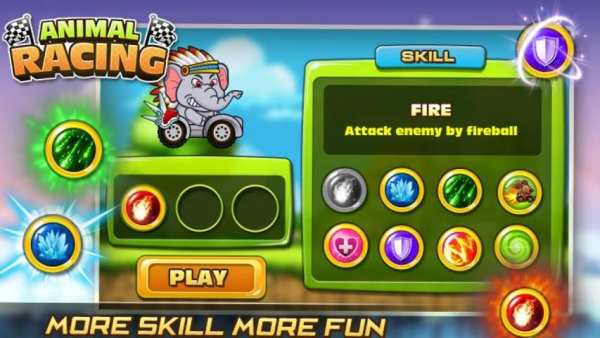 Animals Fun2 Racing स्क्रीनशॉट 2