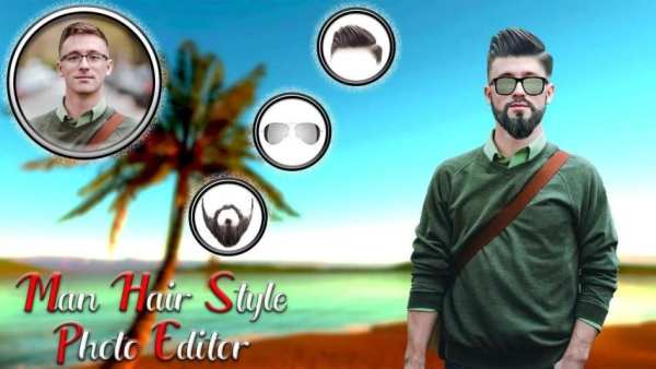 Man HairStyle Photo Editor скриншот 7