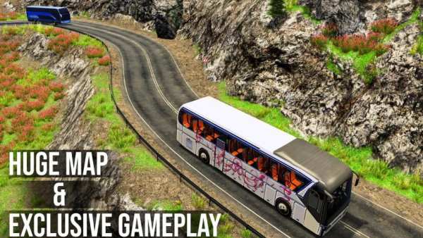 Passenger Bus Racing Games 2019: Hill Bus Race screenshot 5