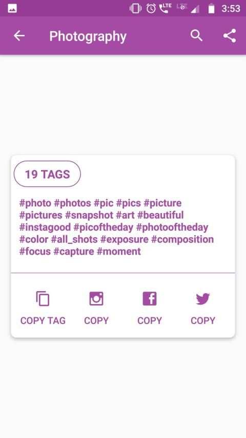 HashTags for Instagram screenshot 3