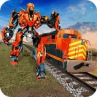 US Army Train Transform Robot Fight Robot Games