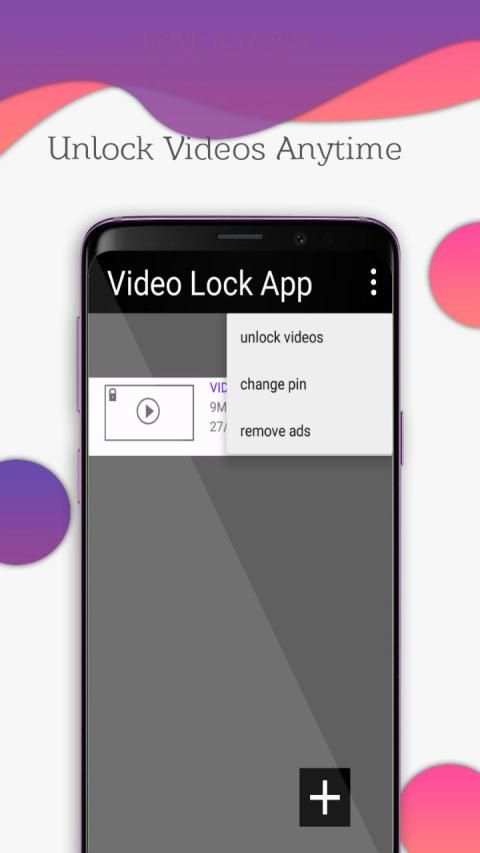 Video Lock App स्क्रीनशॉट 2