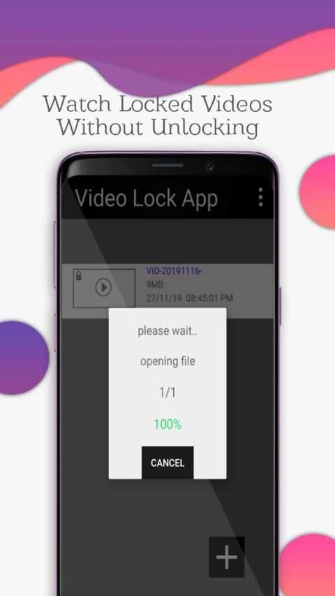 Video Lock App स्क्रीनशॉट 3