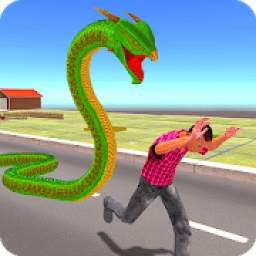 Angry Anaconda Snake Rampage: City Attack