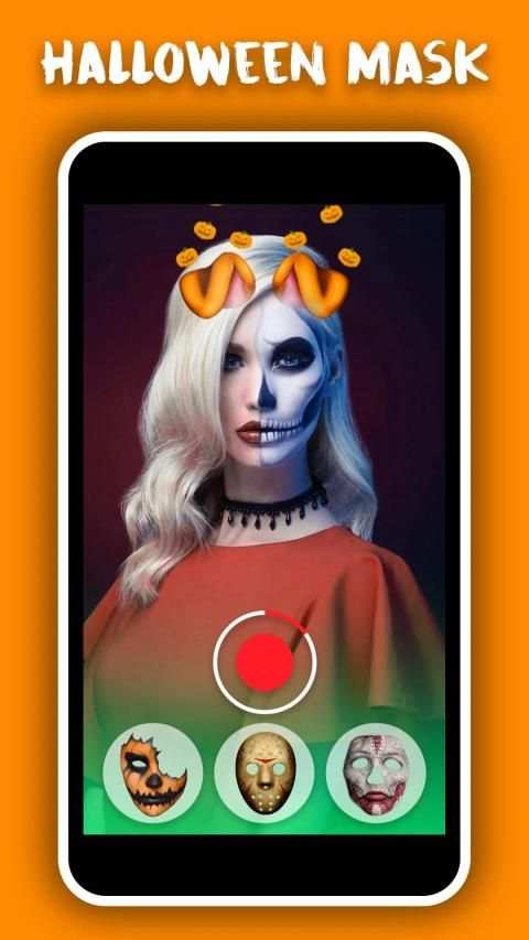 Halloween Scary Mask Photo Editor screenshot 1