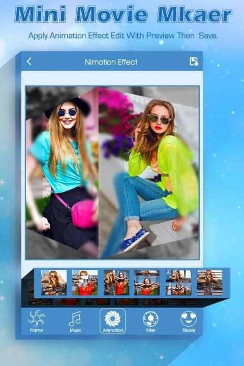 Mini Movie Maker with Music स्क्रीनशॉट 3