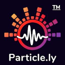 Particle.ly™ Video Status Maker Feel The Music