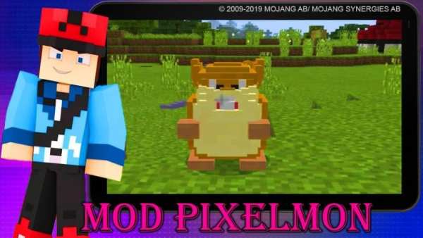 Mod Pixelmon for Minecraft स्क्रीनशॉट 1