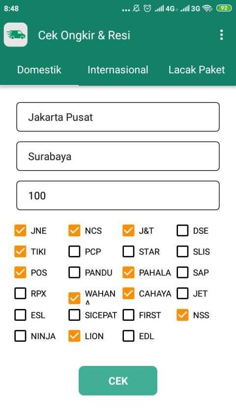 Cek Ongkir & Resi screenshot 6