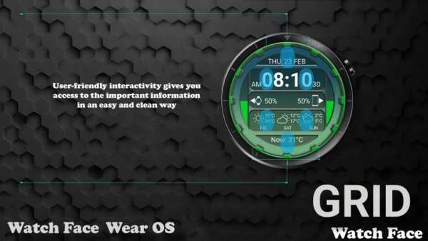 Grid Watch Face screenshot 6