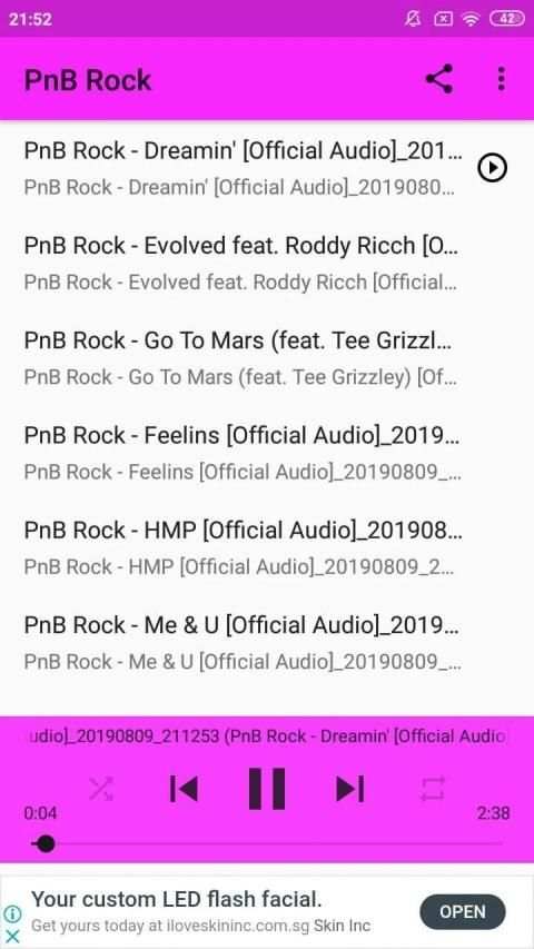 New PnB Rock Music Offline Full album App screenshot 1