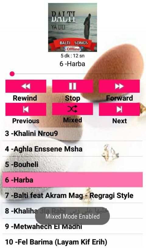 بلطي ياليلي - Balti - Ya Lili İnternetsiz screenshot 1
