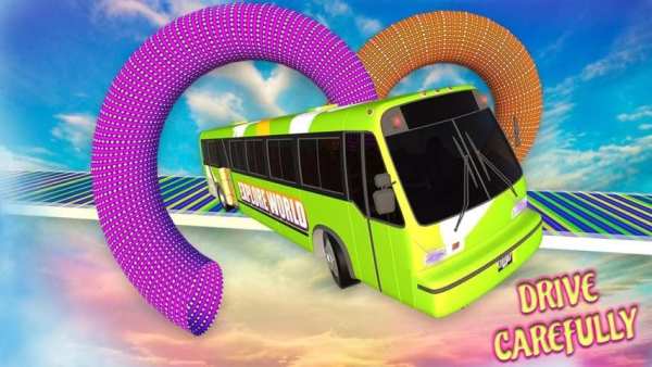 Bus Simulator Impossible Driving Flying Stunt screenshot 2
