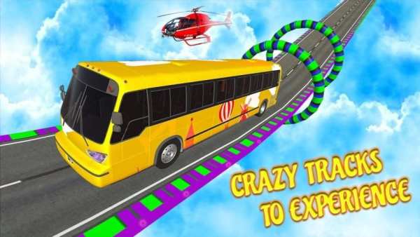 Bus Simulator Impossible Driving Flying Stunt screenshot 4