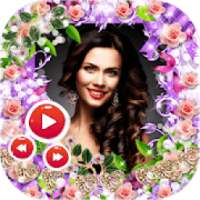 Flower Video Photo Frame on 9Apps