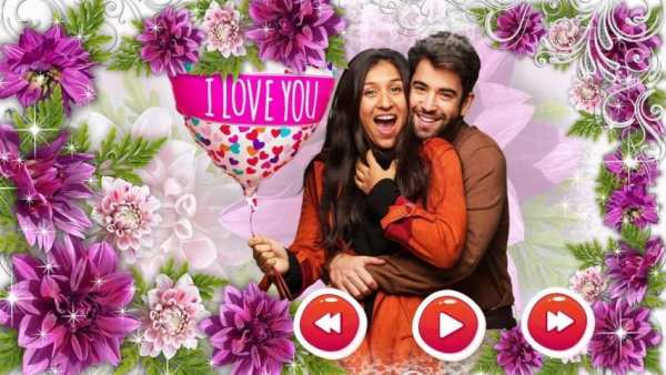 Flower Video Photo Frame screenshot 2