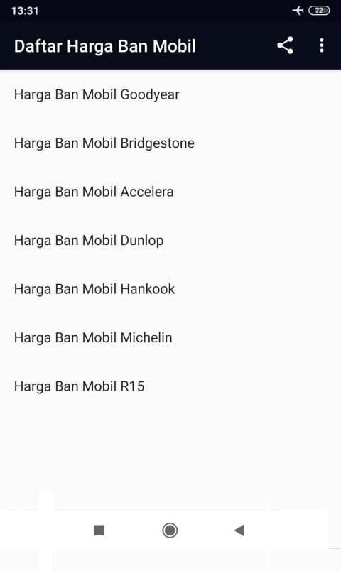 Daftar Harga Ban Mobil screenshot 8