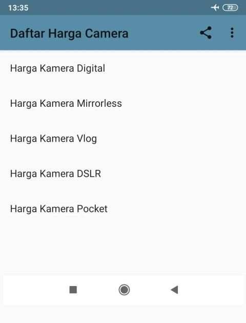 Daftar Harga Camera screenshot 8