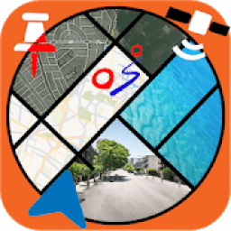 The Live Street View Map and Global Navigation icon