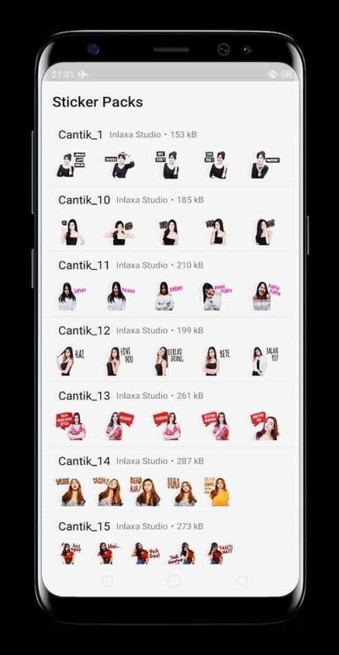 Cewek Manis Sticker - for Whatsapp screenshot 7