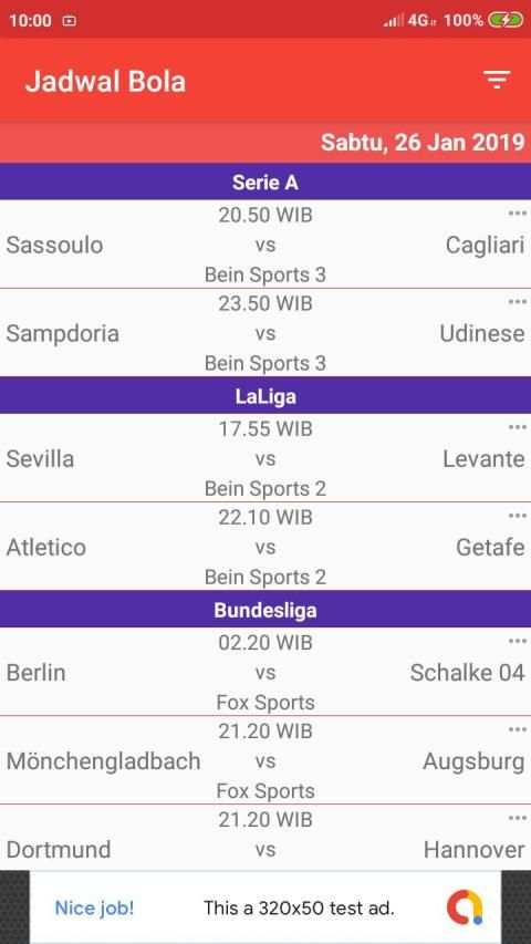 Jadwal Bola TV Indonesia screenshot 6