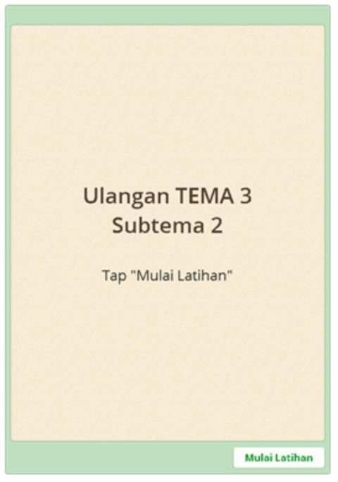 Latihan Soal SD Kelas 2 Tema 3 screenshot 2