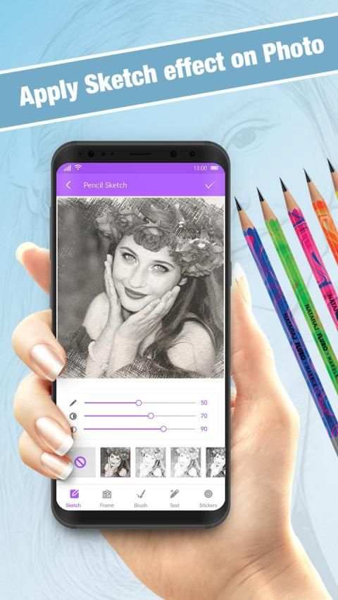 Photo Pencil Sketch Maker स्क्रीनशॉट 4