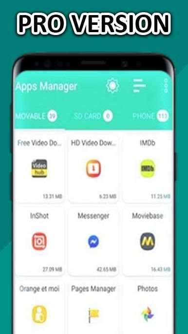 Happy Apps and Storage Manager Pro Edition screenshot 1